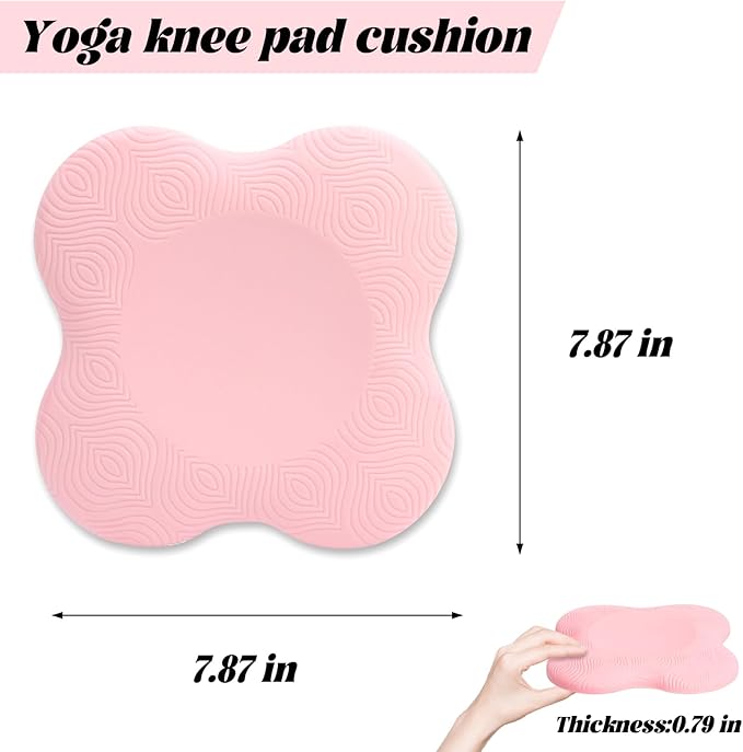 2 packs Yoga Knee Pad Mats Extra Thick for Knees Elbows Wrist Hands Head Foam Pilates Kneeling pad Yoga Knee Cushion Thick Exercise Pads for Knees Elbows Wrist Hands Head Foam Pilates Kneeling pad,Support Foam Pads for Women and Men