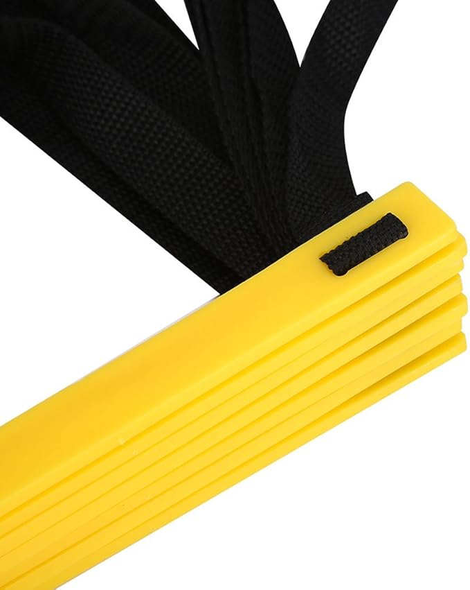 Durable Speed Agility Ladder for Soccer Football Training Portable Foldable Footwork Ladder PP Rungs Nylon Straps 7 10 13 Rung Options