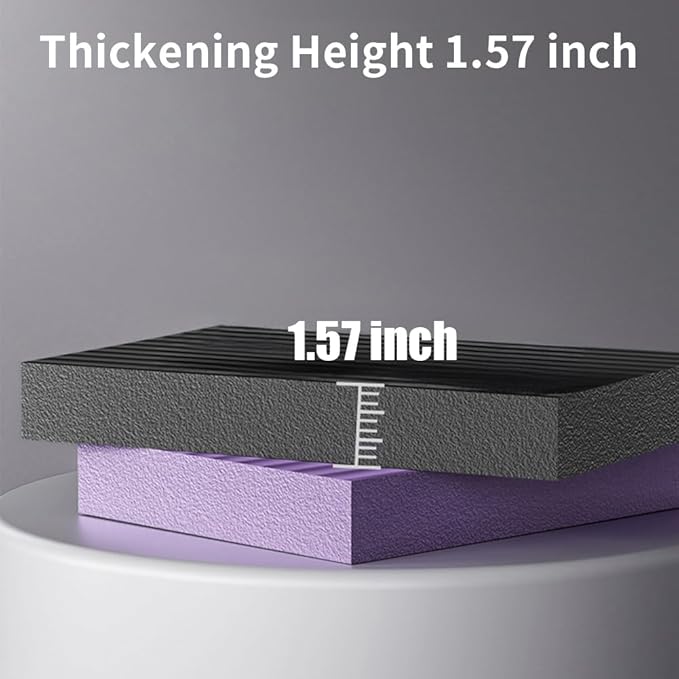 2pcs Exercise Balance Pad,Balance Mat Physical Therapy 1.5inch Thick High Resilience,Slip Resistant Foam Mat for Yoga, Pilates, Meditation,Gardening knee pads