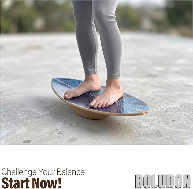 2026 NEW | Cork Half Ball for Surf Balance Board | Γ11.8" Wobble Board | Balance Boards Accessory for Yoga, Fitness, Rehab, Pilates & Surf Training | Eco-Friendly Natural Cork Slack Board