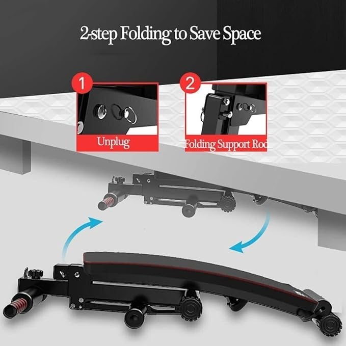 Durable Sturdy Weight Benches for Home Gym Weight Bench Sit-up Table Foldable Workout Bench Fitness Equipment Abdominal Bench for Home Gym Dumbbell Stool