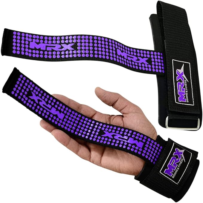 MRX Lifting Strap for Weightlifting Deadlift Straps for Powerlifting with Wrist Wrap Support for Strength Training Bodybuilding Wrist Straps for Weight Lifting|
