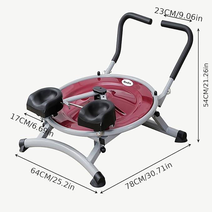 Ocdin Ab Circle Pro Fitness Turntable Abdominal Trainer - Home Gym Core Equipment with Rotatable Kneeling Pad