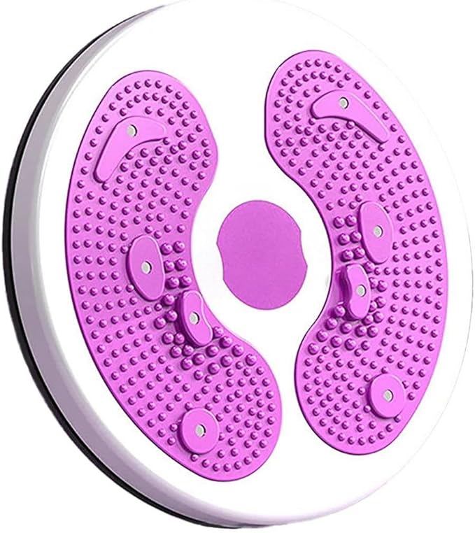 Twist Exercise Board for Core & Abs β 11" Balance Twister Disc with 360Β° Rotation, Non-Slip Massage Foot Pads, Improves Balance, Flexibility & Posture (Purple)