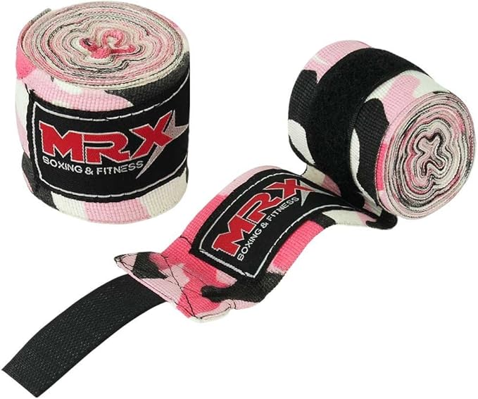 MRX BOXING & FITNESS Boxing Hand Wraps 100% Cotton Multi Colors Great for MMA Boxing Muay Thai Kick Boxing Training 118, 160, 180 Length