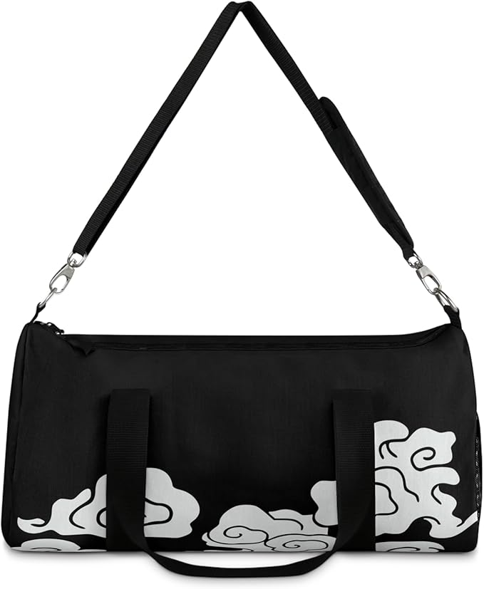 Anime Gym Bag for Women Men - Large Capacity Waterproof Workout Fitness Travel Sports Bags Fashion Street Camping ExpandaCLe Carry On Duffle Bag For Couple (New Gear 5) PTY