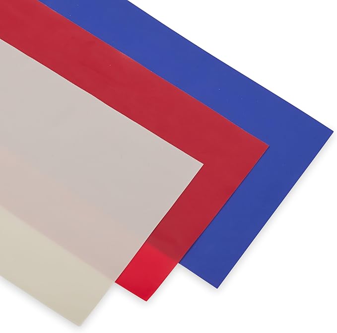 Champion Flat Resistance Bands (Pack of 3, Grey/Red/Blue), Light/Medium/Heavy, Rubber + Latex Exercise Bands, Odor-Free, for Strength Training, Physical Therapy & Gym Workout, Includes Exercise Guide