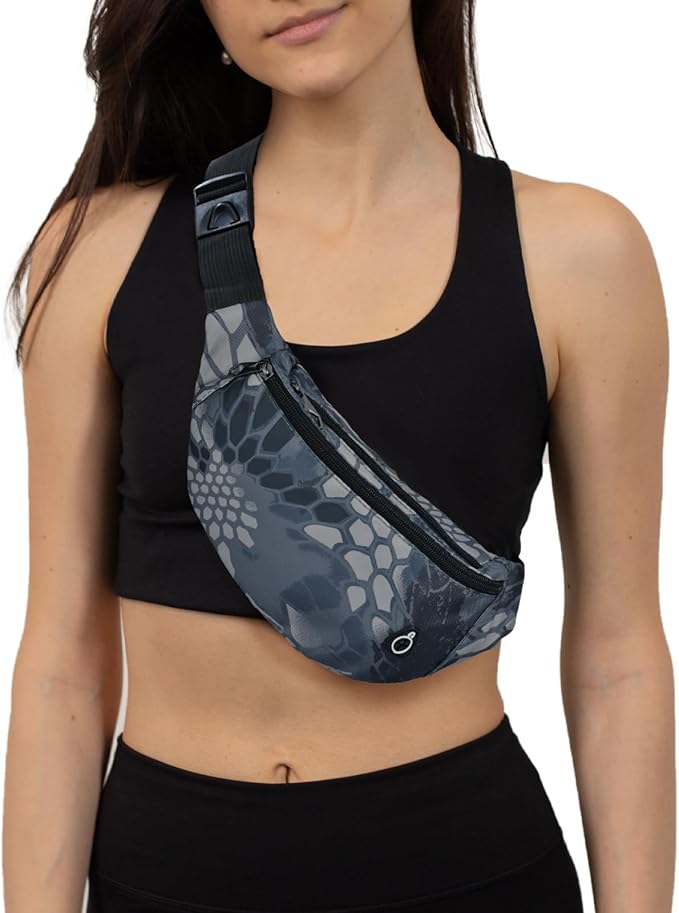 Fanny Pack for Men Women, Waterproof Sports Waist Bag Pack, Belt Bag for Travel Hiking Running