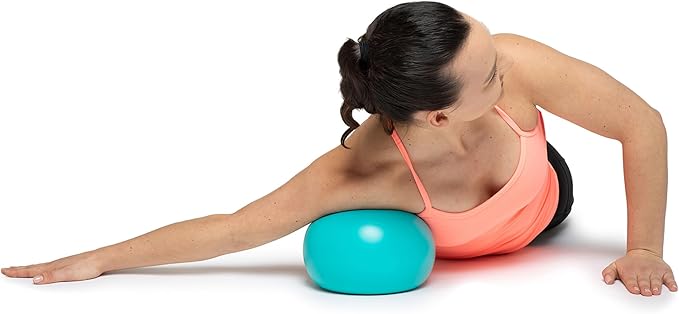 OPTP Lo Rox Body Sphere with Pump - Inflatable Small Pilates Ball with Pump for Exercise, Massage, and Core Workouts — from Lauren Roxburgh