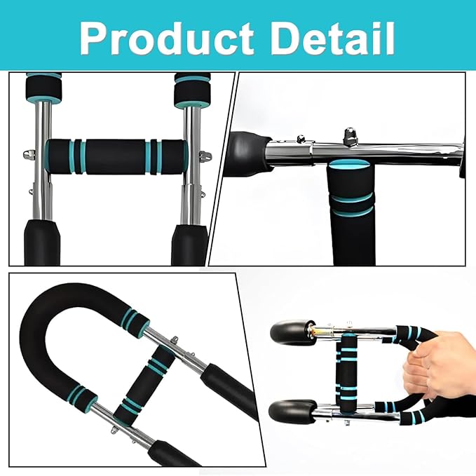 Twister Arm Trainer, 66-110lb Adjustable Fitness Equipment, Chest Workout Equipment for Men, Portable Detachable Upper Body Forearm Strengthener Shoulder Arm Exerciser for Home Gym