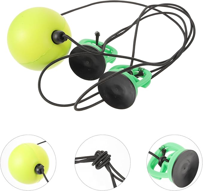 VICASKY Hanging Speed Boxing Ball with Suction Cup 90mm Green Reflex Training Punching Bag Reaction Boxing Speedball and Coordination Training