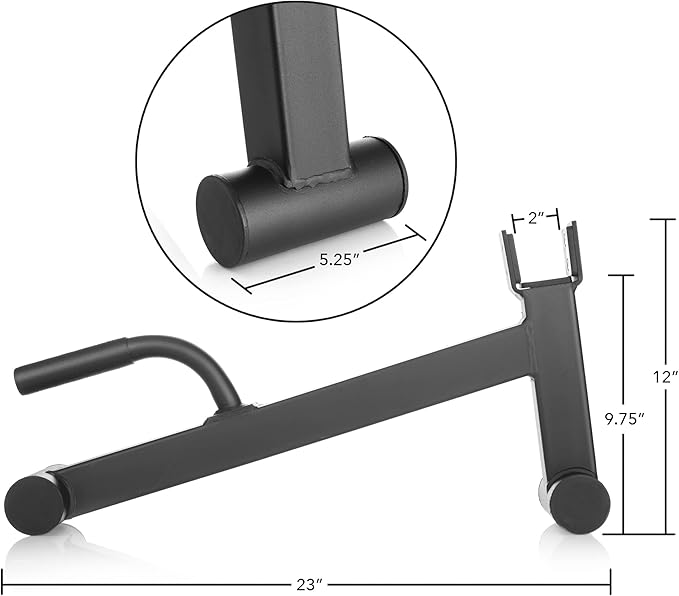 Philosophy Gym Mini Deadlift Barbell Jack with Handle - Designed for Deadlifting, Powerlifting, and Weightlifting