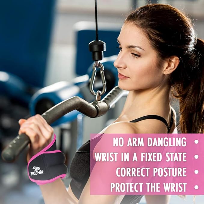 Comfecto Wrist Weights with Thumb Loops Lock, 1lb*2 2lbs*2 for Running, Strength Training, Walking, Exercises, Gym, Cardio, Men, Women