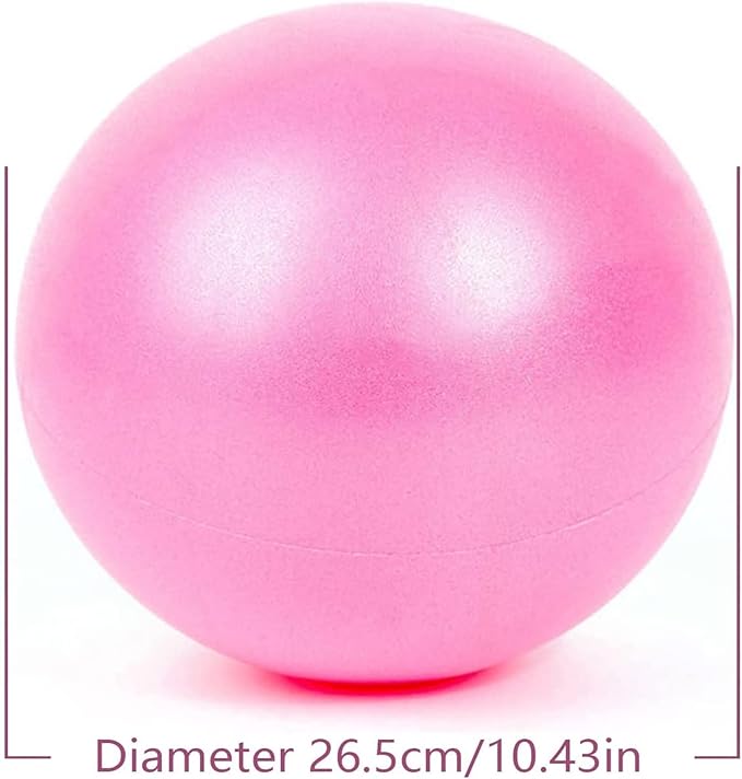 Small Exercise Ball 9 inch Pilates Ball Mini Yoga Ball Anti Burst Balance Physical Therapy Balls