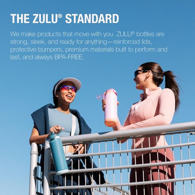 ZULU Goals 128oz Half Gallon Plastic Water Bottle with Straw and Time Marker | Large Reusable Jug with Handle and Leak Proof Lid for All Day Hydration, Gym and Outdoors, Gift Ready, Royal Blue