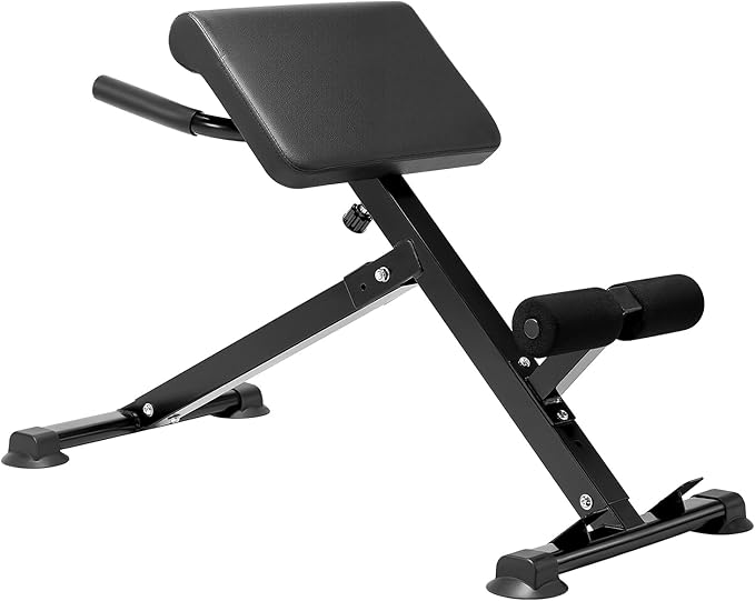 VEVOR Multi-Functional Weight Bench for Full Body Workout, Roman Chair Hyperextension Bench, Adjustable & Foldable Equipment for Back Arm Core Ab Workout, Sit Up Exercise Machine for Home Gym
