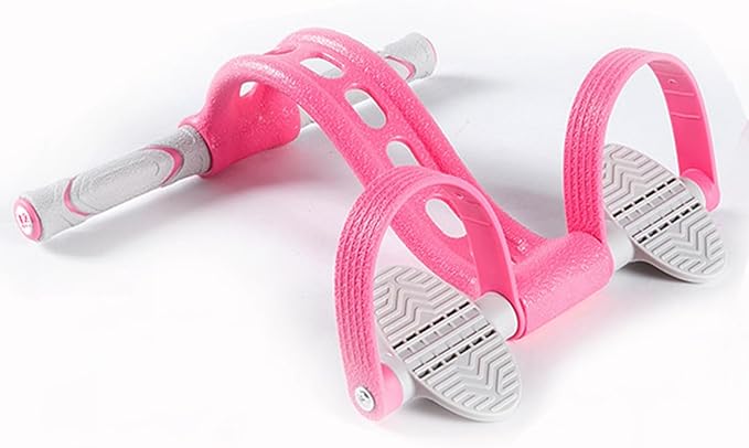 Pedal Resistance Band, Multifunction Tension Rope Workout Equipment, Sit-up Exercise at Home Gym Natural Latex Tension Rope Fitness Equipment, for Abdomen/Arm/Leg Stretching Slimming Training