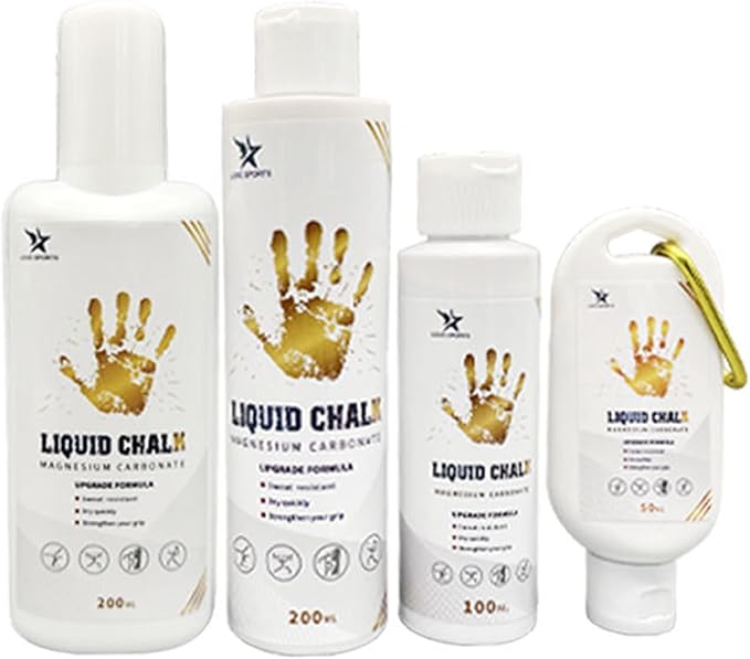 Liquid Gym Chalk Sweat Strong Grip Quick Drying Hand Grip Chalk for Gymnastics, Rock Climbing, Powerlifting Liquid Magnesiums Powder