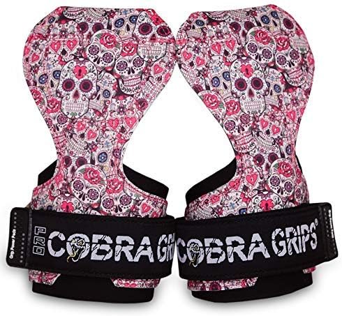Cobra Grips PRO Weight Lifting Gloves Heavy Duty Straps Alternative with Power Lifting Hooks Padded Wrist Support for Deadlifts & Bodybuilding