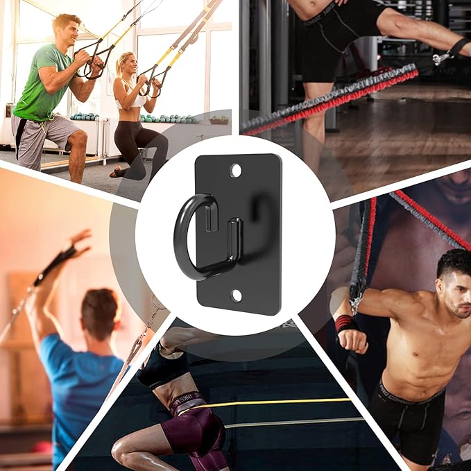 (3PCS) Wall Mount Workout Anchors,Resistance Band Wall Anchor,Space Saving Wall Mount Workout Anchors for Home Gym Workouts,Body Weight Straps, Suspension Training, Exercise,Stretching,Yoga