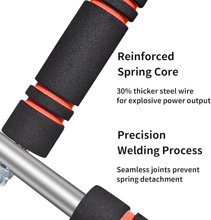 Twister Arm Trainer for Men 5 Level Resistance (45-110 lbs) Chest Workout Equipment for Women Exerciser Bar Biceps Triceps Forearm Abdominal Thigh Back Muscle Exerciser