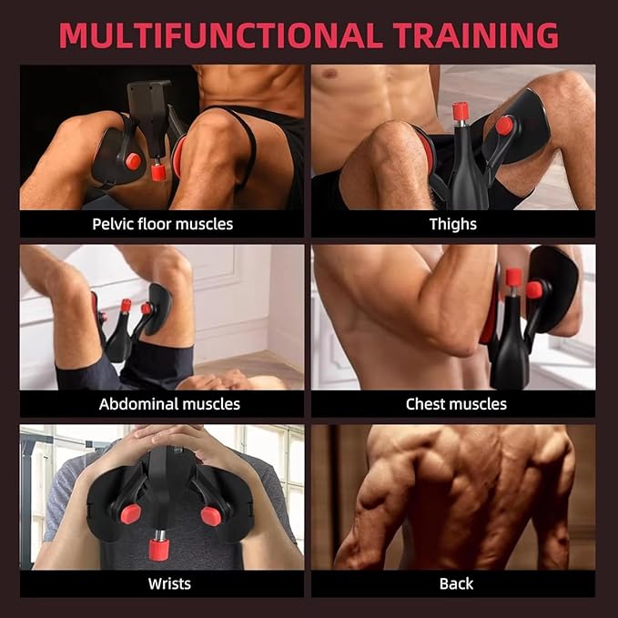 Thigh Master Exercise Equipment for Women & Men β Inner Thigh Exerciser, Leg, Arm & Chest Workout Machine, Compact Fitness Equipment for Home Gym, Portable Body Toning Resistance Trainer