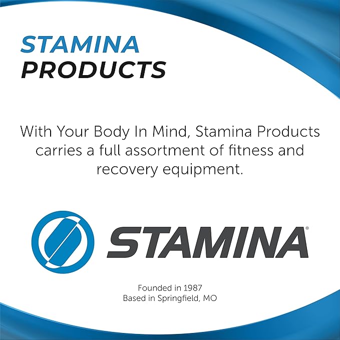 Stamina Folding Trampoline with Smart Workout App, Black - Portable Fitness Rebounder for Home Gym, Cardio & Strength Training, Jumping Exercise Equipment