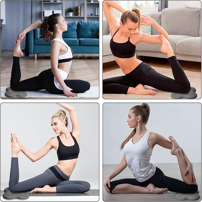 2 packs Yoga Knee Pad Mats Extra Thick for Knees Elbows Wrist Hands Head Foam Pilates Kneeling pad Yoga Knee Cushion Thick Exercise Pads for Knees Elbows Wrist Hands Head Foam Pilates Kneeling pad,Support Foam Pads for Women and Men