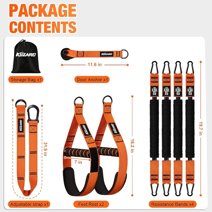 Pull Up Assistance Bands for Women, Heavy Duty Resistance Bands with Handles, Exercise Band with Door Anchor, Workout Band Set for Pull Up Bar, Full Body Sculpting,Muscle Training, Recovery, Home Gym
