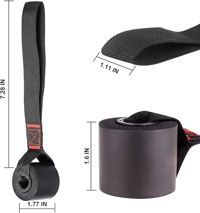 Heavy Duty Door Anchor for Exercise Bands - Secure Door Jamb Anchor System - No Damage, Larger Size
