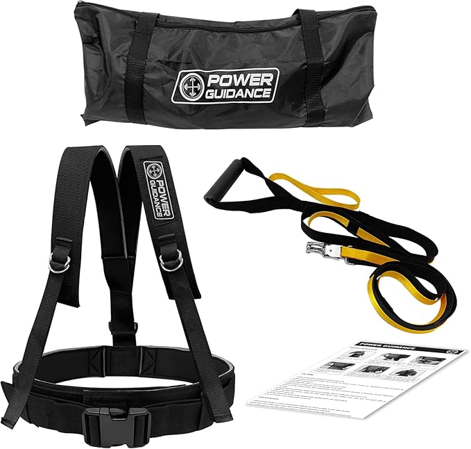 POWER GUIDANCE Speed Training Equipment/Overload Running Resistance & Release, Agility and Speed Equipment for Sprint Running and Football, Basketball, Soccer,Softball