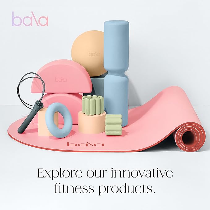 Bala Power Ball, Weighted Toning Exercise Ball for Pilates, Yoga, Home Fitness & More - Workout Ball for Strength & Core Training, Aerobics & Working Out to Improve Balance & Sculpt