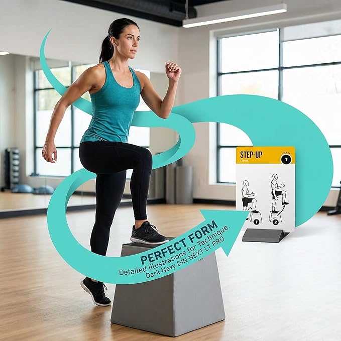 Bodyweight & Dumbbell & Suspension2 Workout Cards - 150 Large 5"x3.5" Exercise Cards with 36 Strength Moves, Home & Gym Fitness Cards for Men & Women, Beginner Fitness Guide