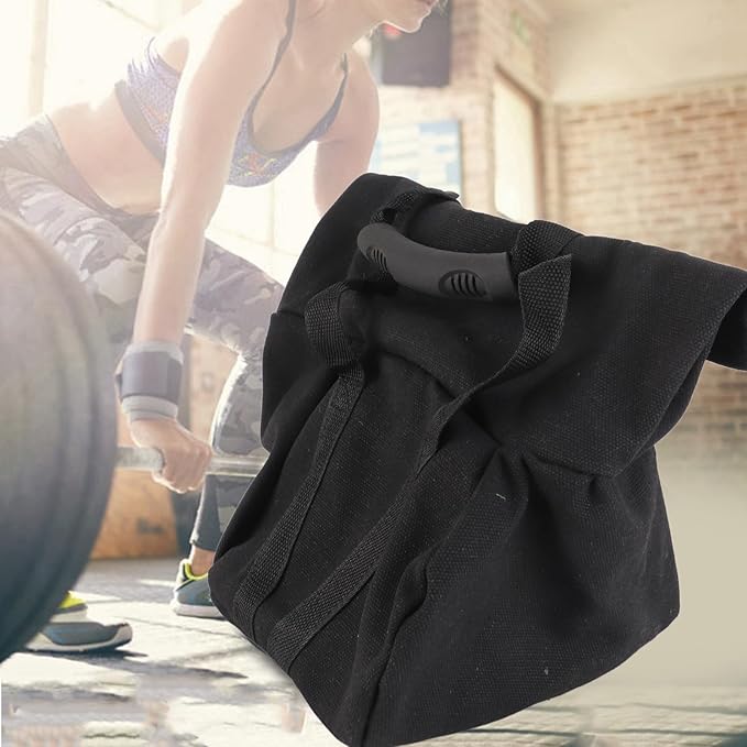 Weightlifting Sandbag for Strength Training | Adjustable 0-17.6lb Exercise Capacity Bag | High - Intensity Workout for Home/Travel/Gym | Strong Oxford Cloth with Leak -