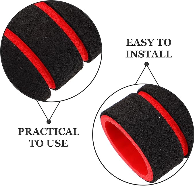 Pull-up Bar Handle Covers 3pcs Foam Sleeve Pads 100mm Anti-Skid Barbell Pad for Door Frame Pull-up Bars Fitness Equipment Protection Grip