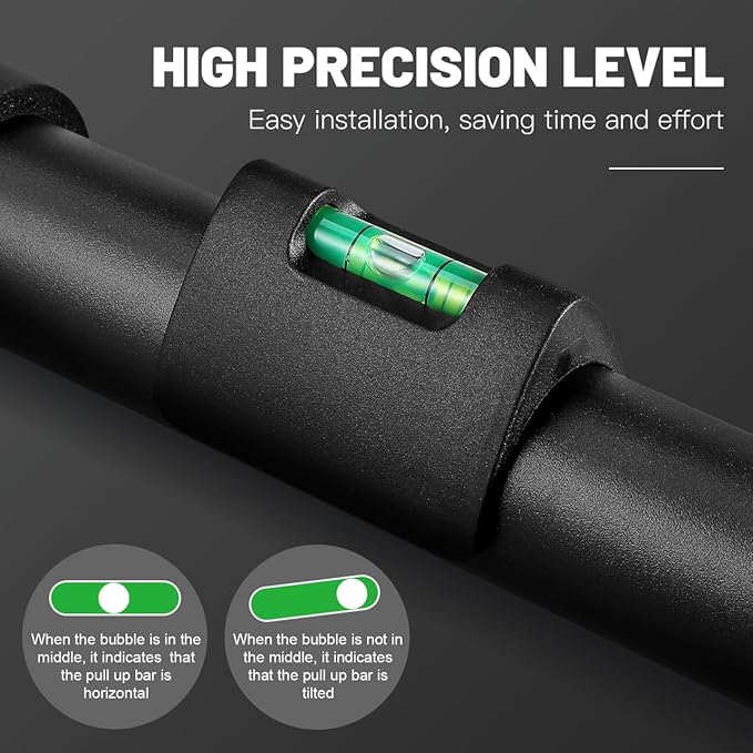 Adjustable Pull up Bar for Doorway No Drilling Required Home Gym Equipment with Comfortable Grip and Secure Locking for Upper Body Strength Training