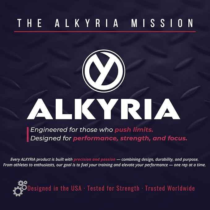 ALKYRIA Neck Harness Weight Lifting Trainer - Adjustable Neck Exerciser & Strengthener for Gym, Boxing, and Home Training - Padded Head Harness with Bonus Jaw Exerciser & Mesh Bag
