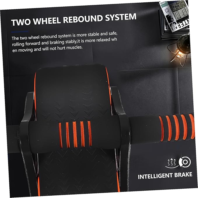 Ab Roller Wheel Abdominal Muscle Trainer Exercise Roller for Home Gym Core Strengthening Stability Fitness Equipment