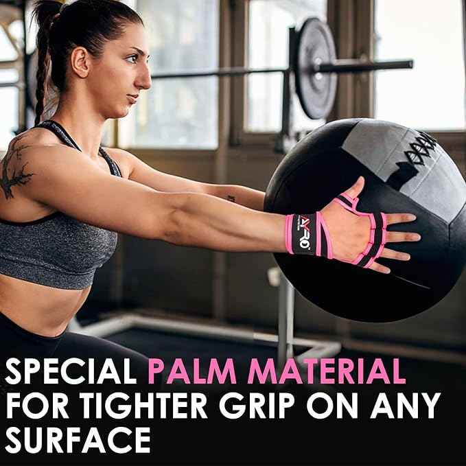 AYRO Workout Gloves for Men & Women β Gym Gloves for Men, Weight Lifting Gloves, with Wrist Support, Breathable Palm Padding, Non-Slip Grip β Ideal for Gym, Fitness, Cross Training, Cycling Gloves