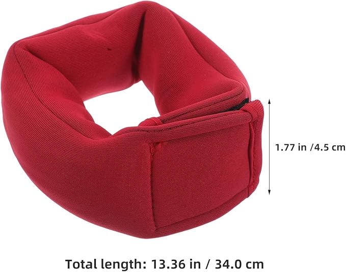 Happyyami Adjustable Ankle Weights 2pcs Crimson Leg Weights Sandbag for Running Strength Training Wearable Fitness Equipment