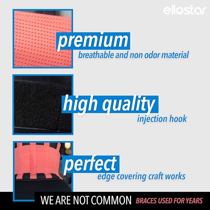 ellostar Women's Waist Trainer: Sweat Band for Belly Fat, Tummy Control, Back Support, Workout Shapewear, Weight Loss Aid