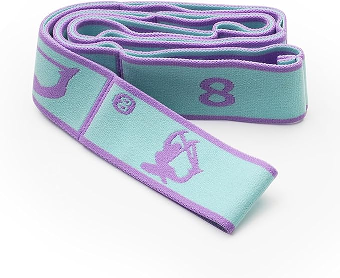 Adjustable Stretch Strap for Kids, 8-Loop Elastic Resistance Band for Children Gymnastics, Ballet Dance, Yoga, Stuff,Pilates & Flexibility Training, Home Exercise Equipment for Girls