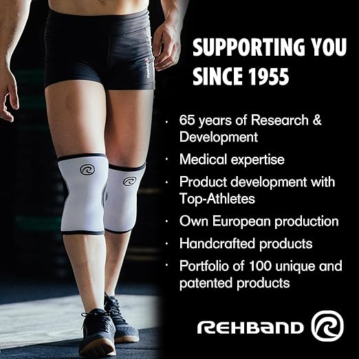 Rehband X-Stable Back Support, Neoprene back compression support 5mm, strong support for fitness and daily life, stabilizes lower back, Colour:Black, Size:XX-Large