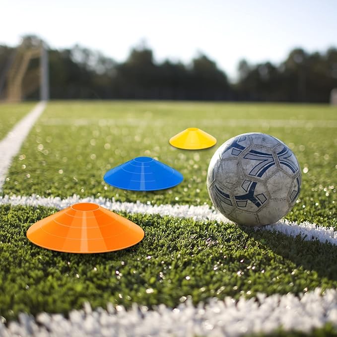 60/120 Pack Agile Soccer Cones with Portable Bags & Brackets,Sports Cones,cones for sports training,soccer cones for training,soccer training equipment,Agile Soccer Cones Used for Football Training
