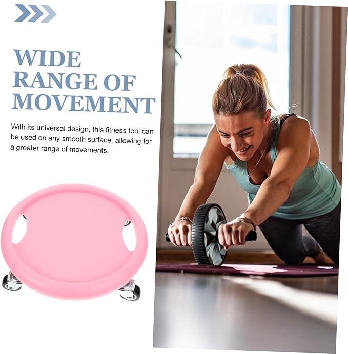 Sliding Fitness Discs with Knee Cushion Multi-functional Ab Exercise Equipment for Home Workouts Durable Quiet Design for Core Strength Training and Full Body Exercises