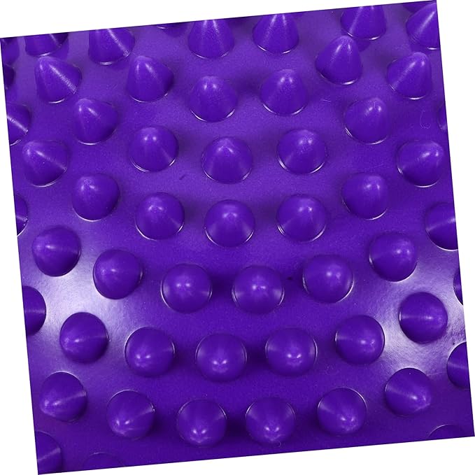 GALPADA 4 Pcs Hedgehog Balance Balls Domed Stability Trainer Dots for Kids Adults Spiked Fitness Balance Equipment for Coordination Sensory Integration Yellow Red Green Purple