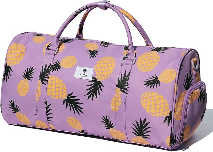 Original Floral Water Resistant Duffel Bag Gym bag Weekender Travel Bag for Gym Beach Travel Daily Bags
