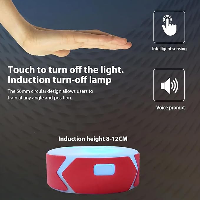 Gcroet 4Pcs/Set Reactions Training Lights, 4 Modes Speed Reactions Lights Training with USB Charging for Fitness, Basketball, Football..