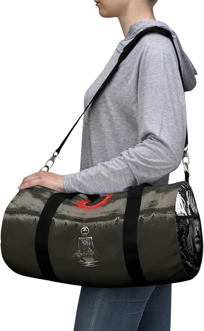 Anime Gym Bag for Women Men - Large Capacity Waterproof Workout Fitness Travel Sports Bags Fashion Street Camping Expandable Carry On Duffle Bag For Couple (brsk)