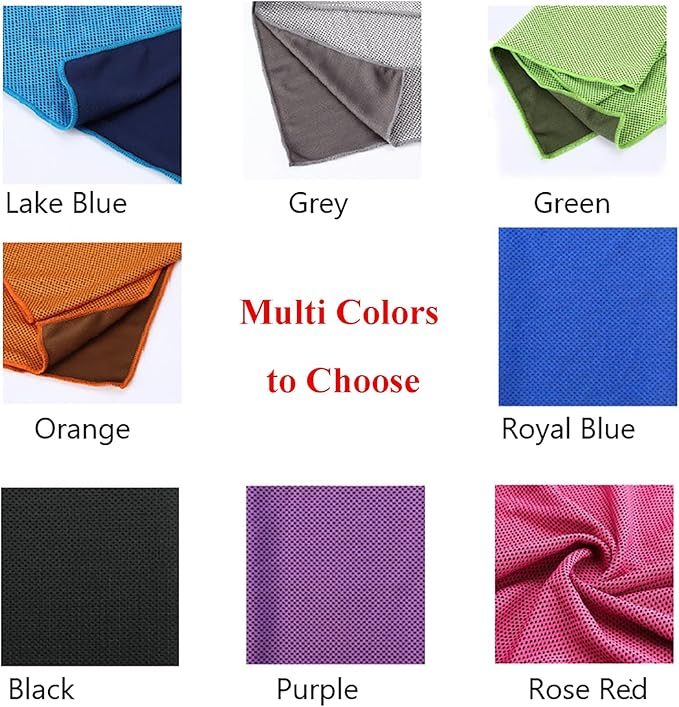 Instant Cooling Towels for Hiking Workout Fitness Camping, Sport Towels for Gym Fitness Yoga Jogging Running & Outdoor Activities